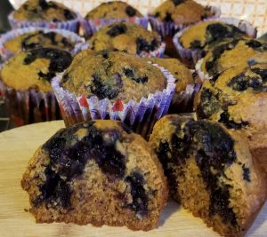 Lucy's Healthy Oat & Fruit Muffins